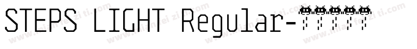 STEPS LIGHT Regular字体转换